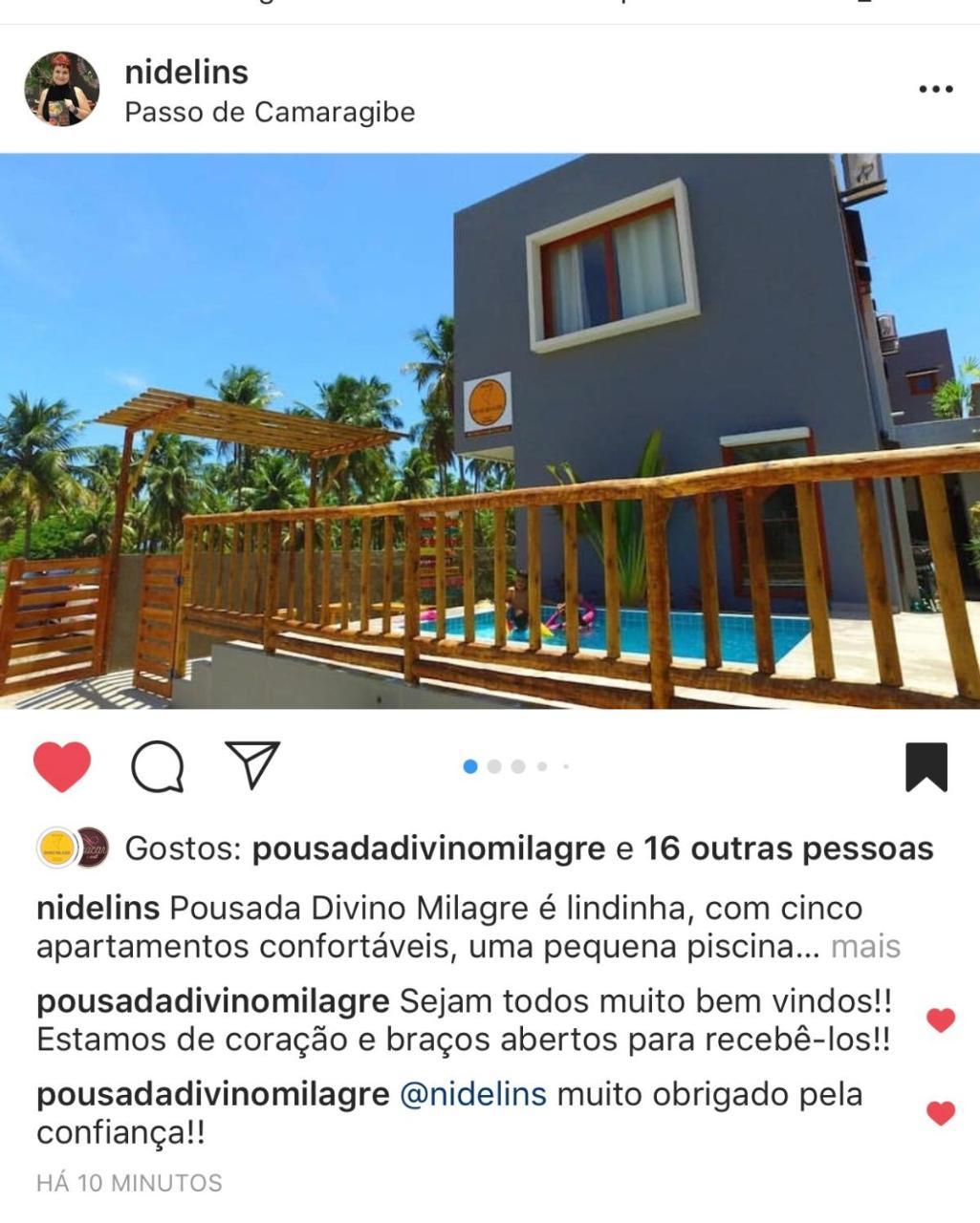 Pousada Divino Milagre Passo de Camarajibe Exterior photo